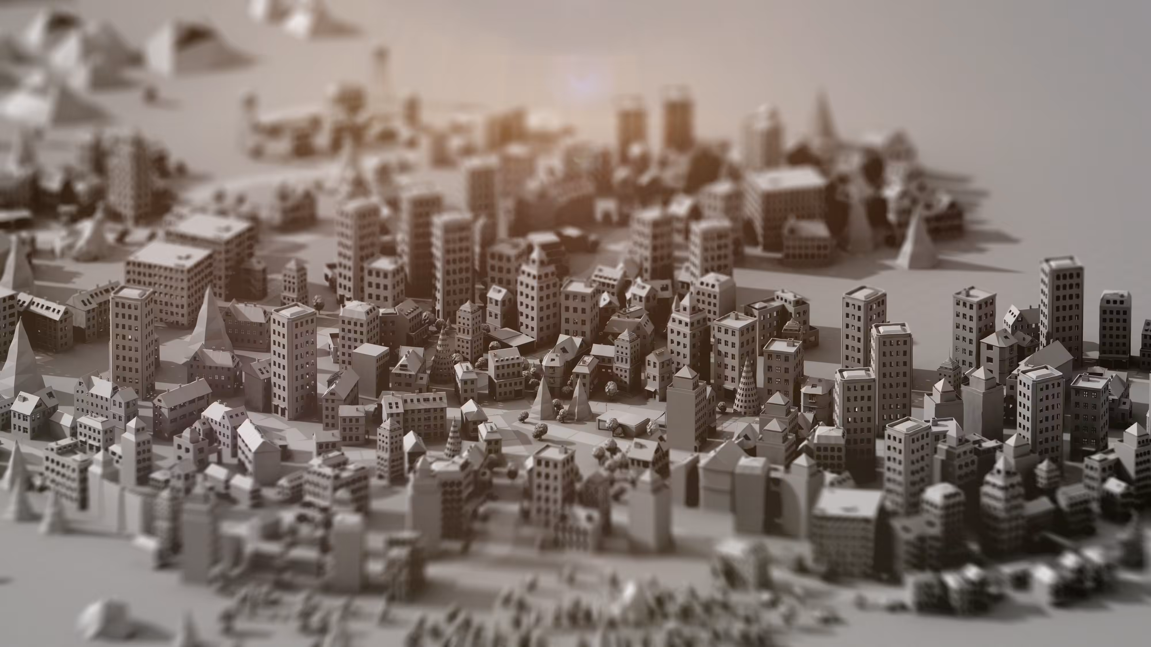 Paper City - View from Above