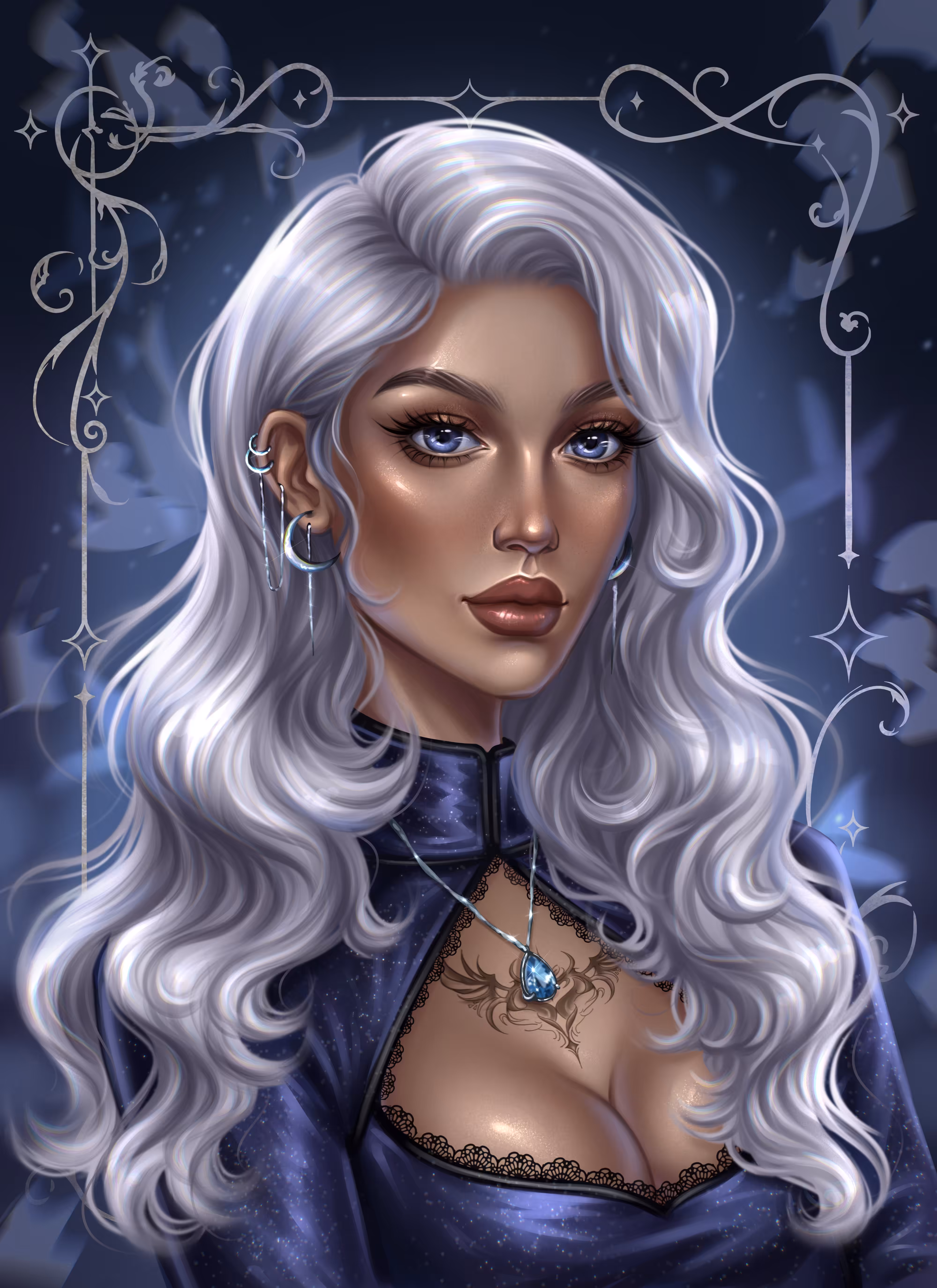Portraits: Lady of the Moonlit Court