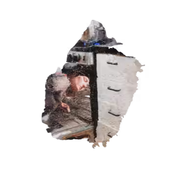 Figure, Head In Oven