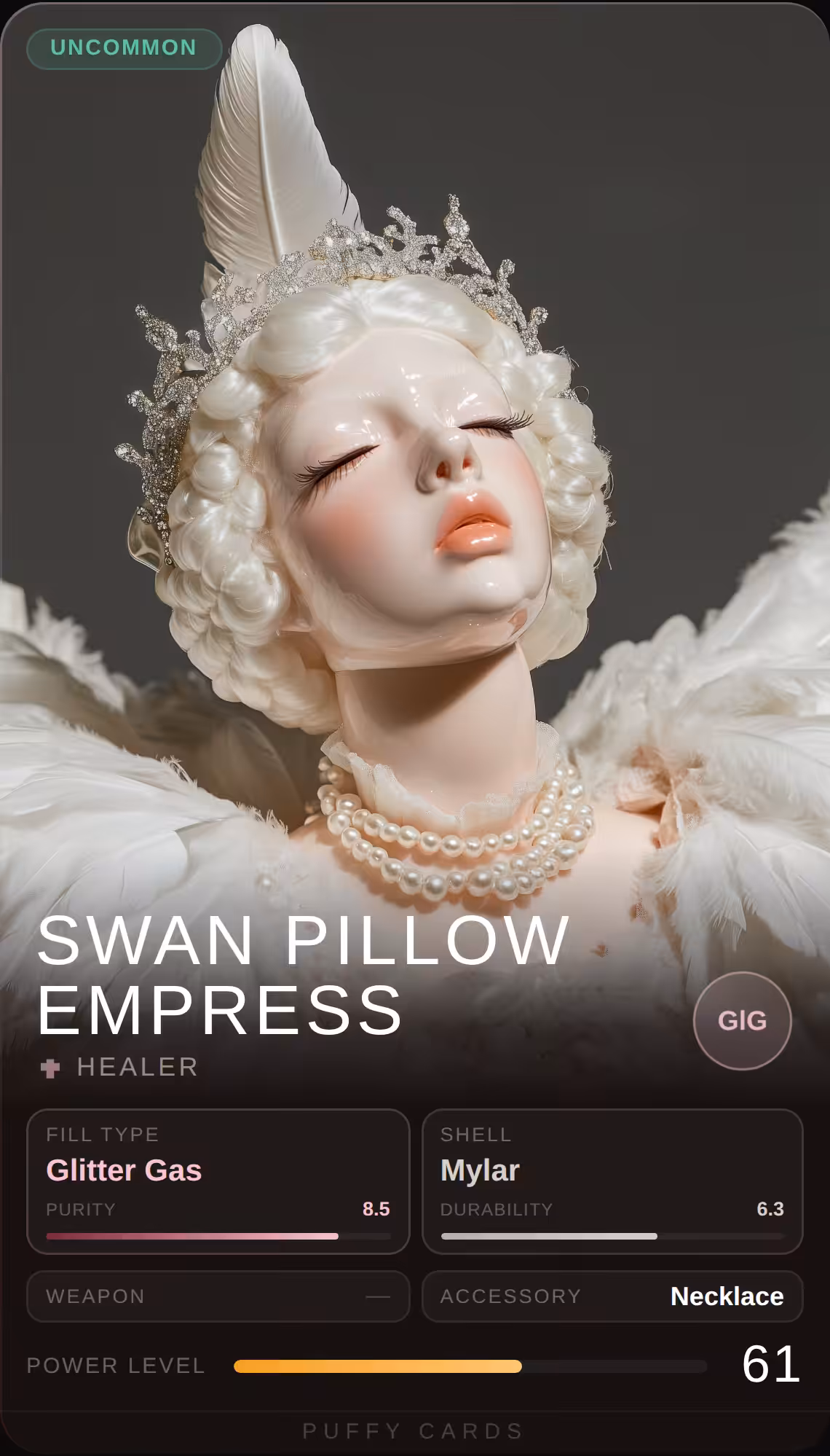 Swan Pillow Empress