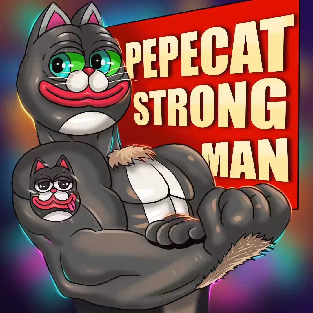 💪🏻PEPECAT STRONG MAN 💪🏻