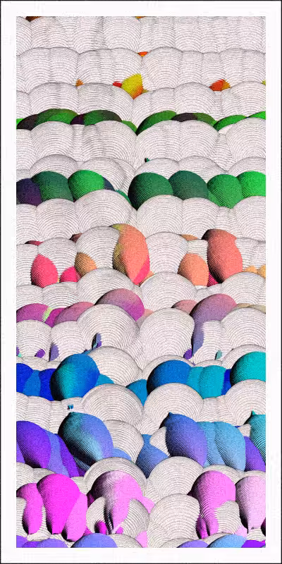 Balloon Field on Clouds #81