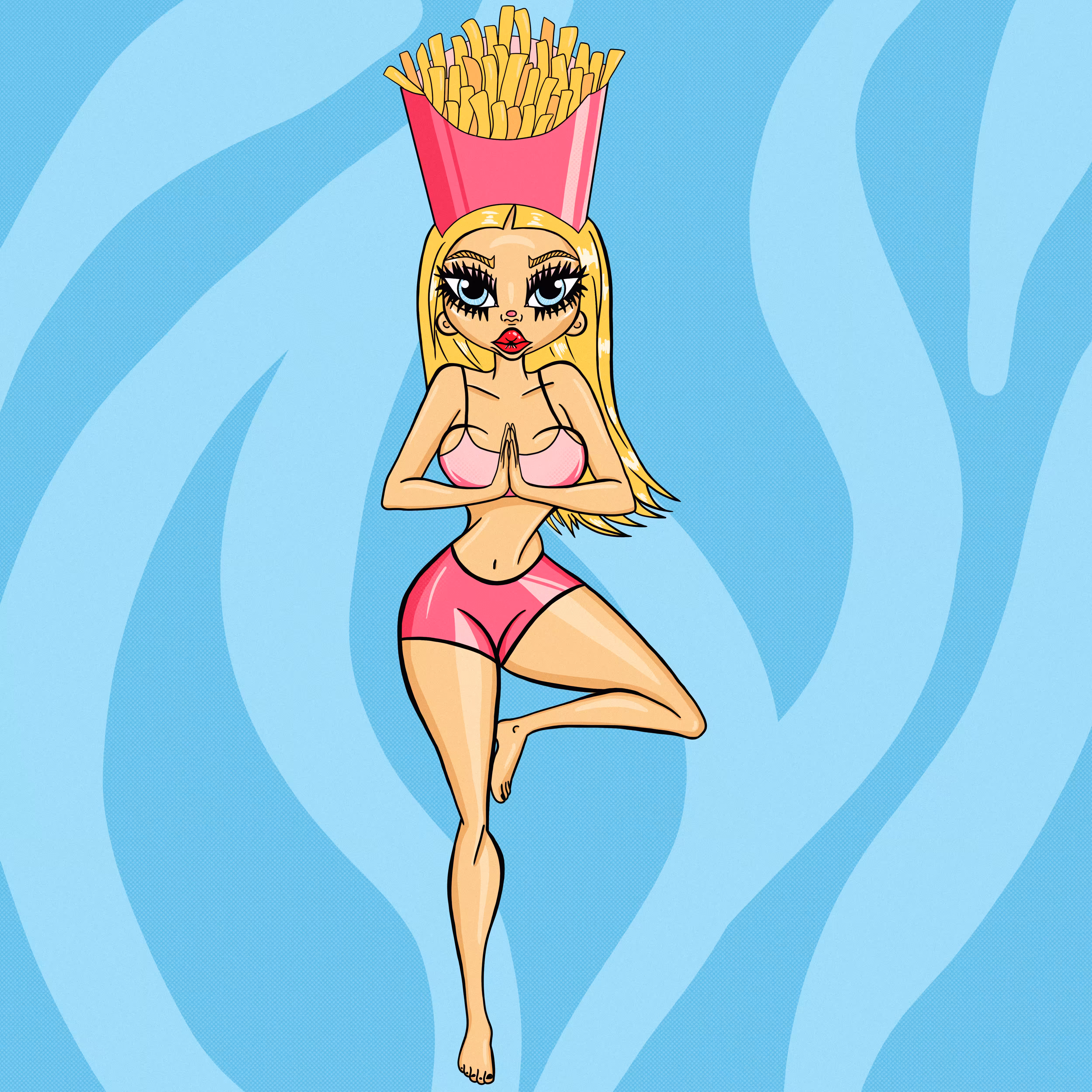 French Fries Girl