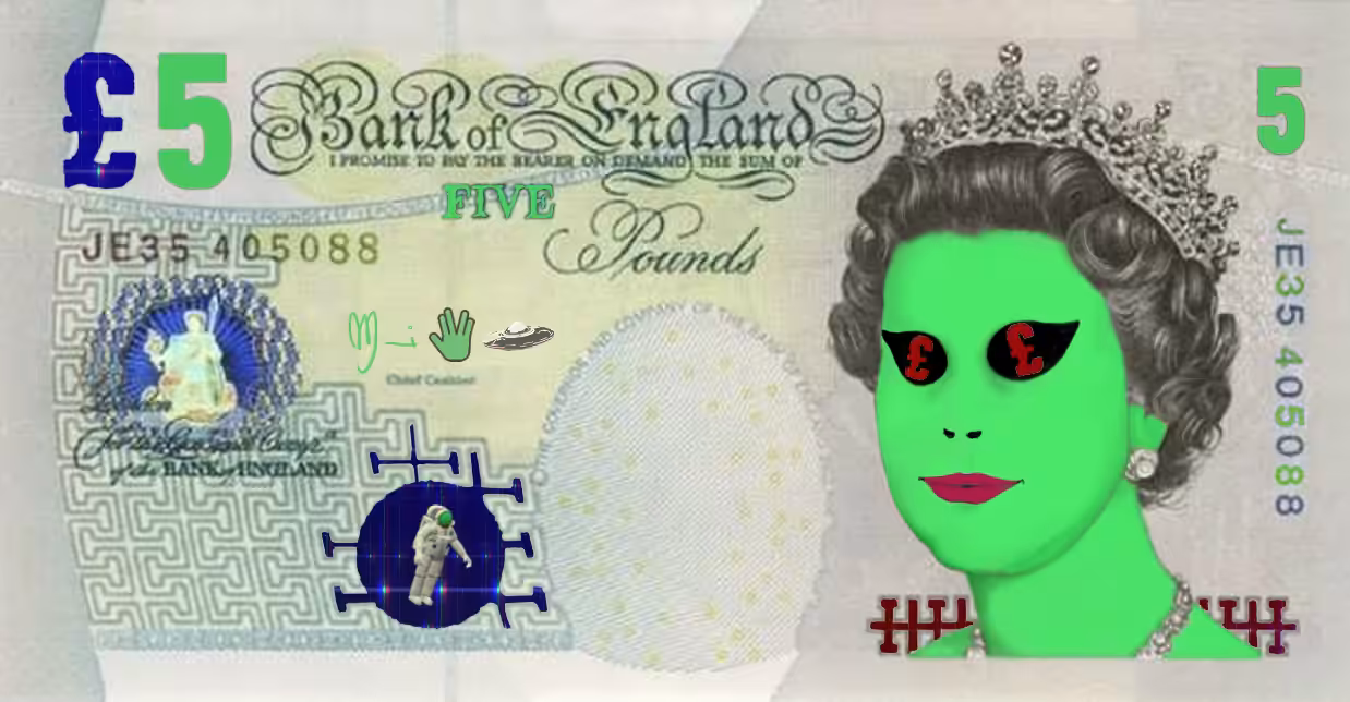 FIVE ALIEN POUNDS