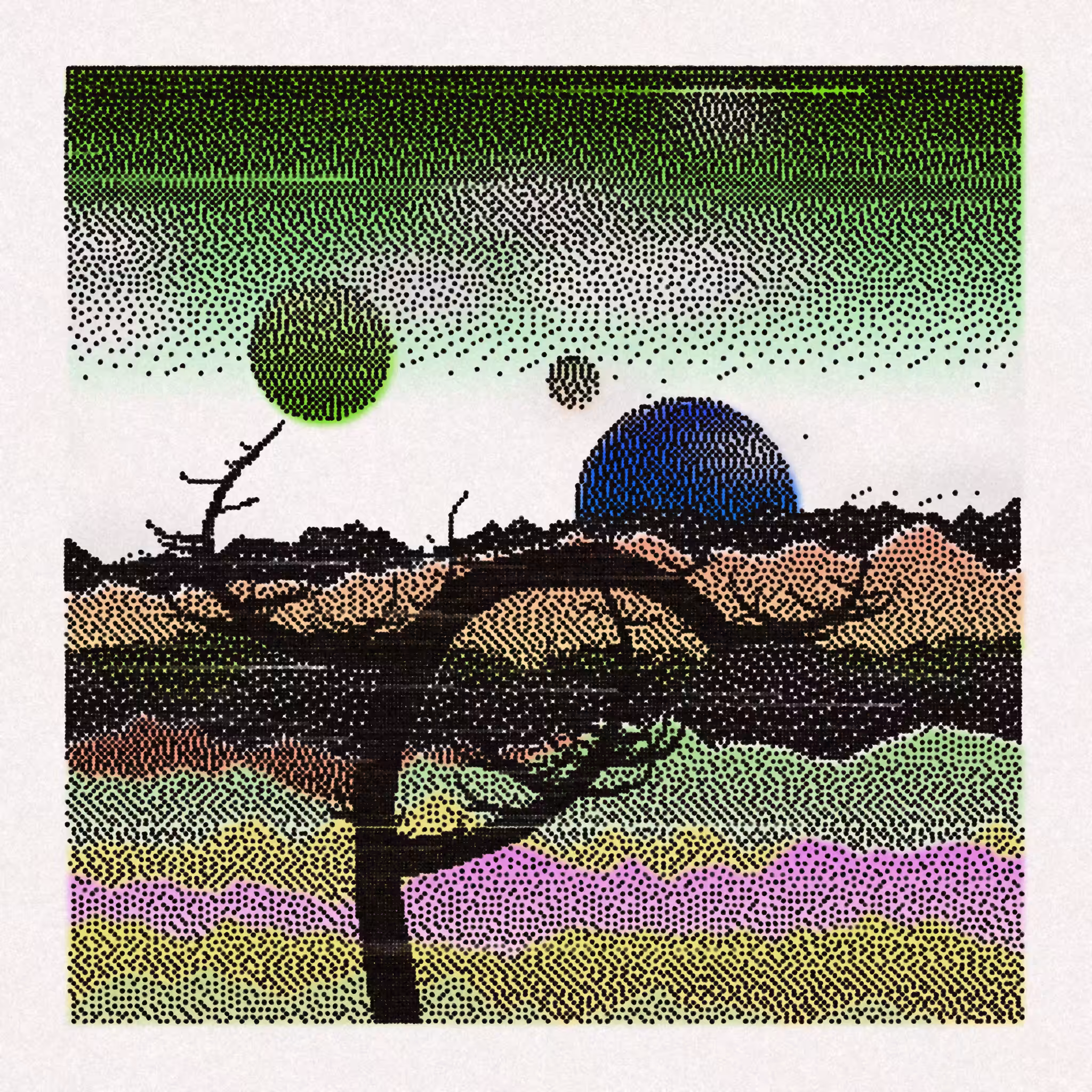 Dithered Branches #97