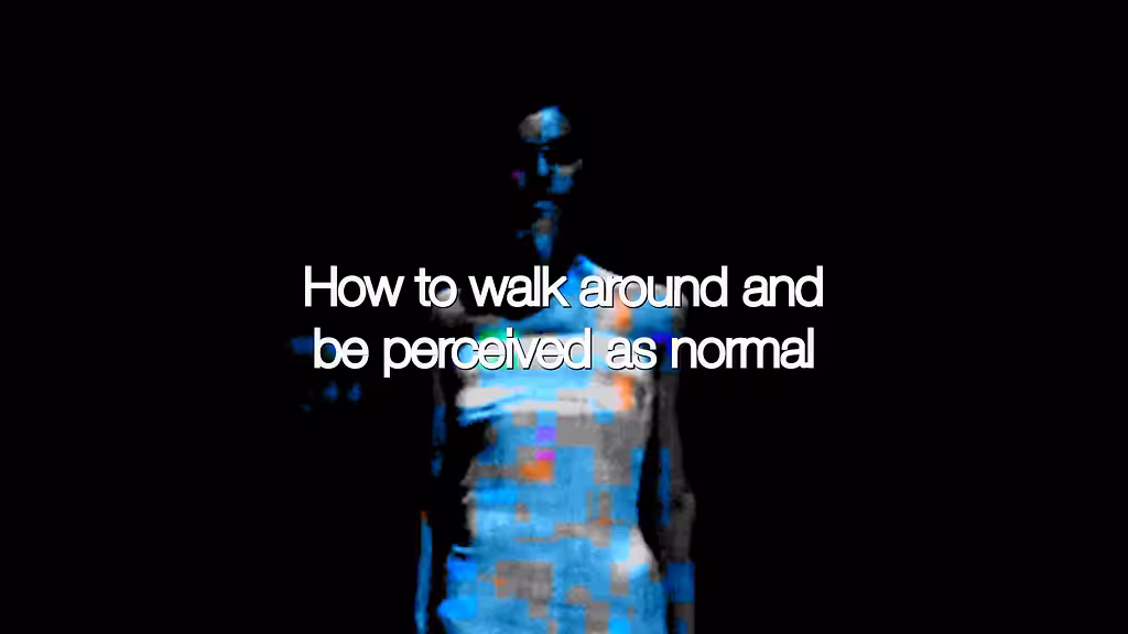 ART MARKET: How to walk around and be perceived as normal