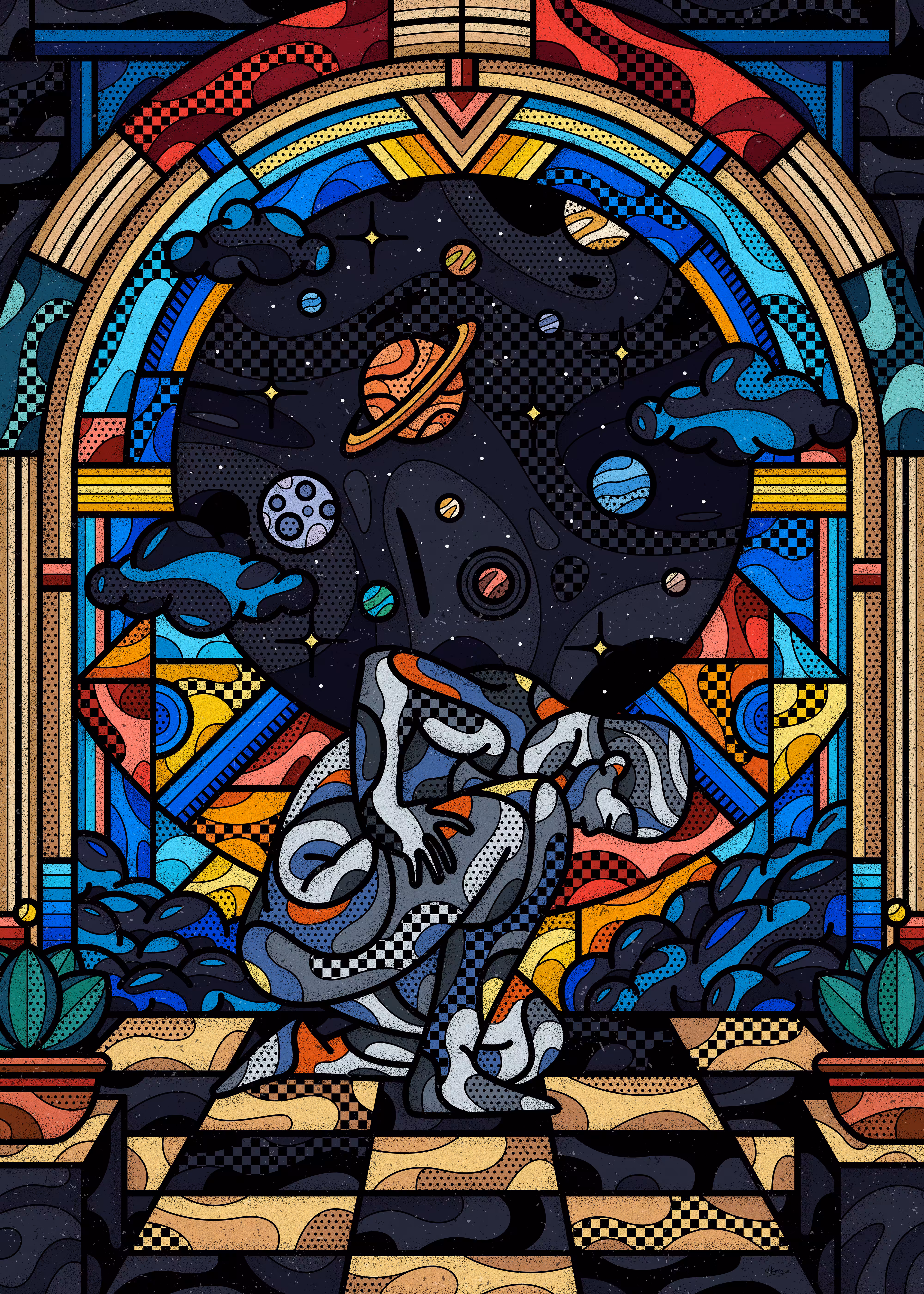 The weight of the Universe