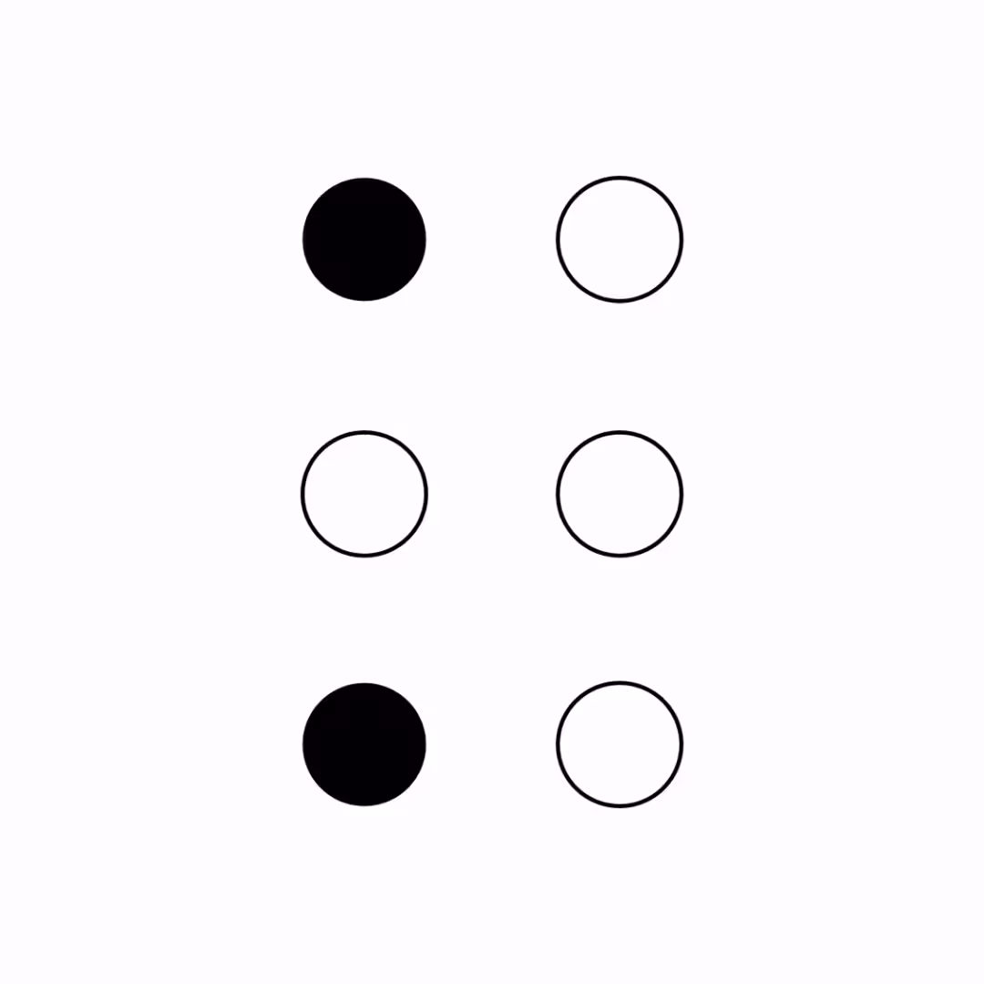 Braille Cell: K