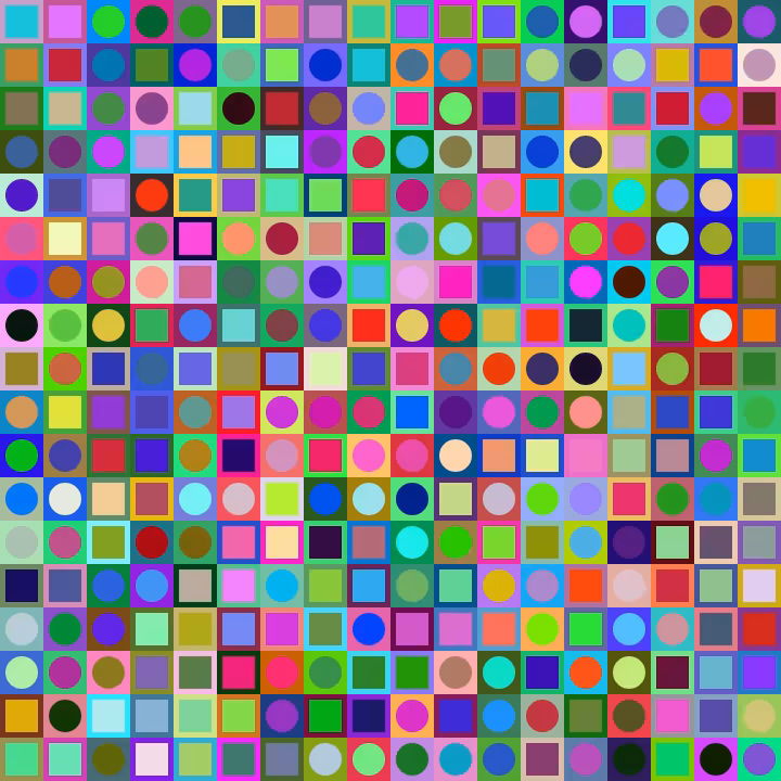 Square Dot Composition #275