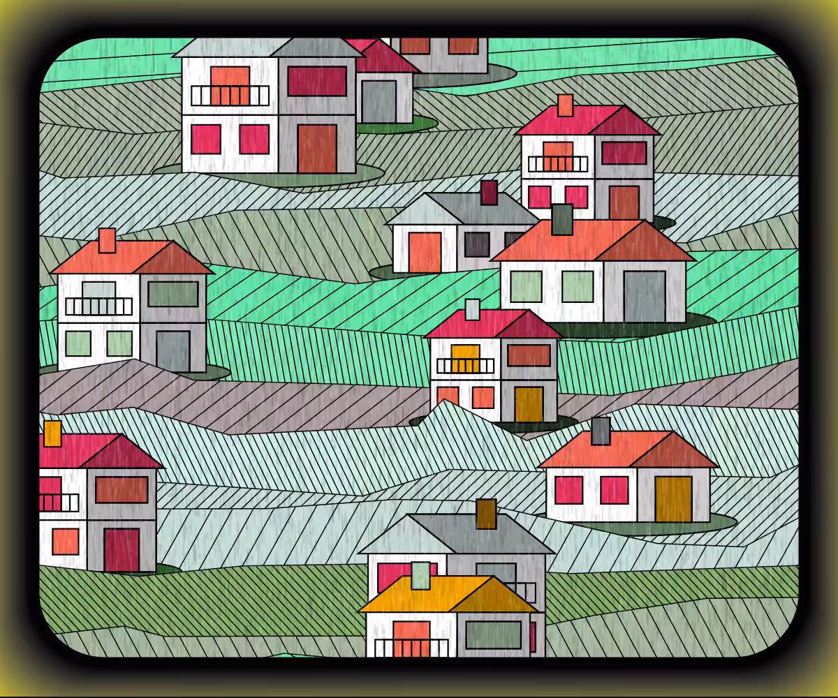 Rainy village #4