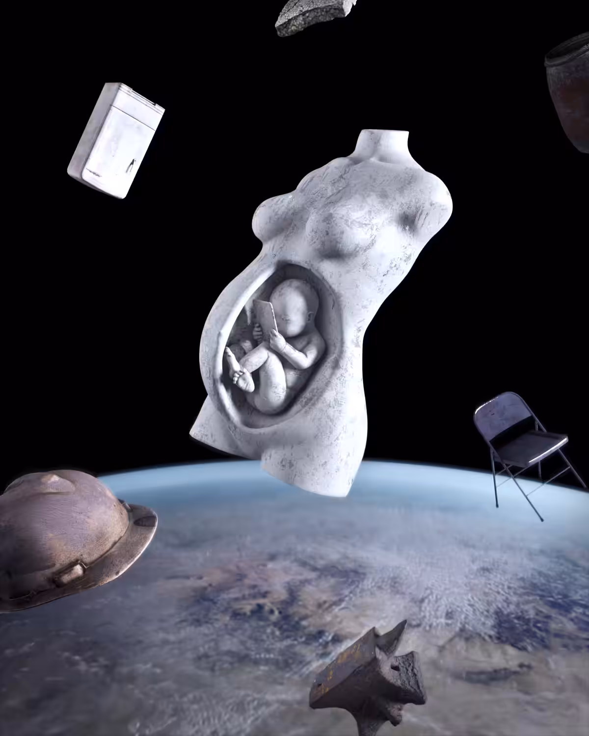 Connection in Space