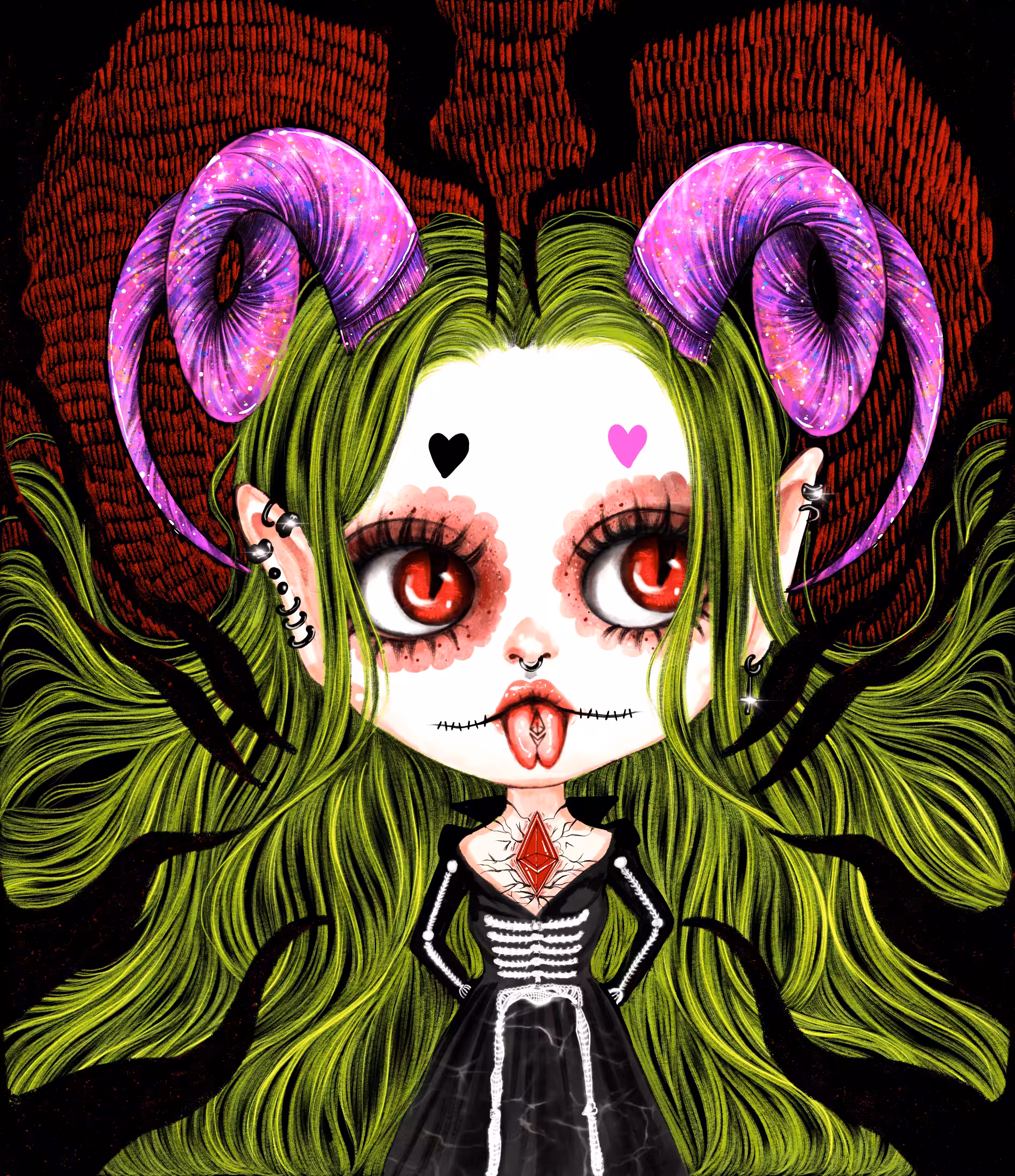 Little witch makeup: Special collab Little witch #020