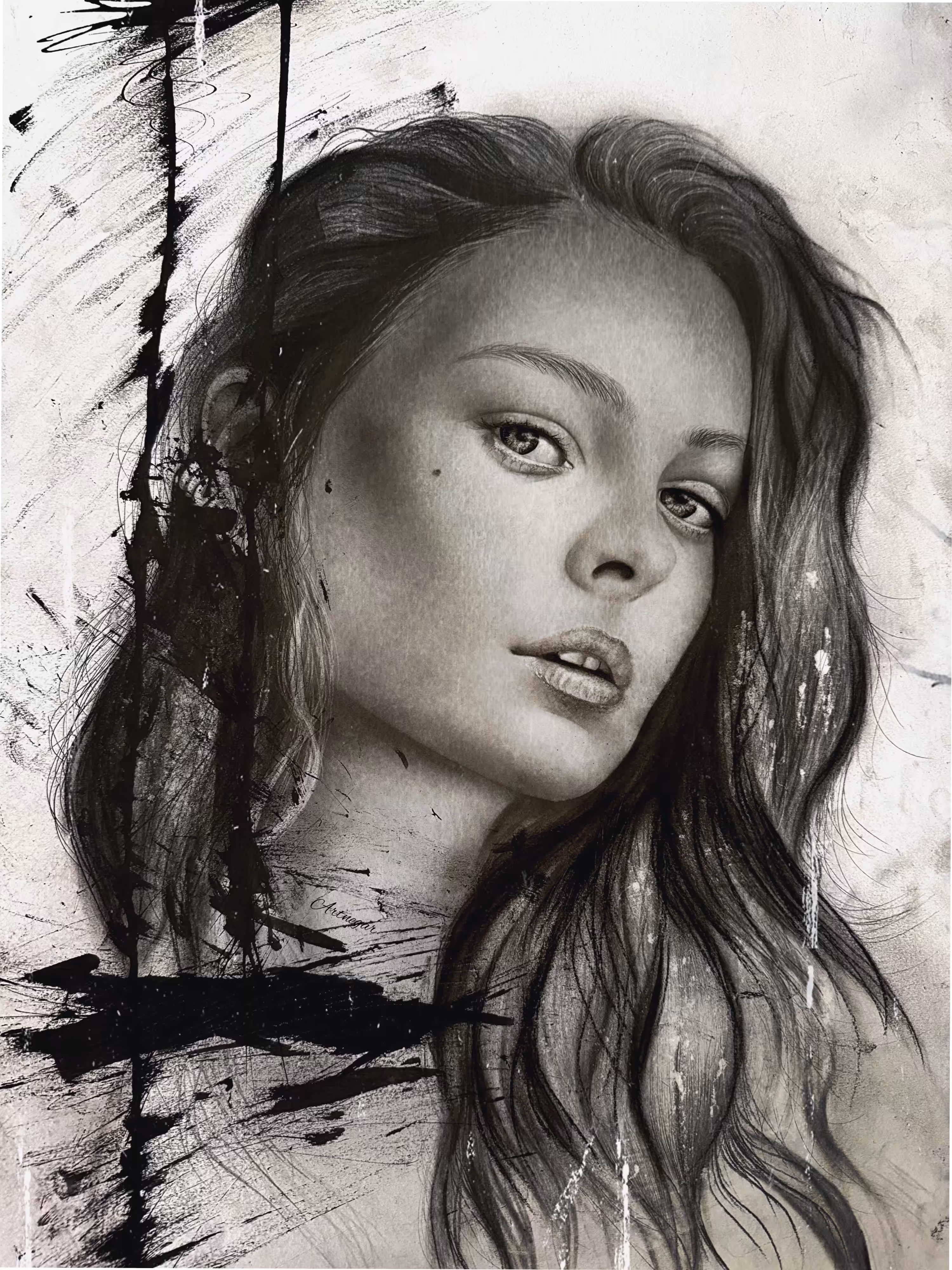 painting : Elegance in the Shadows