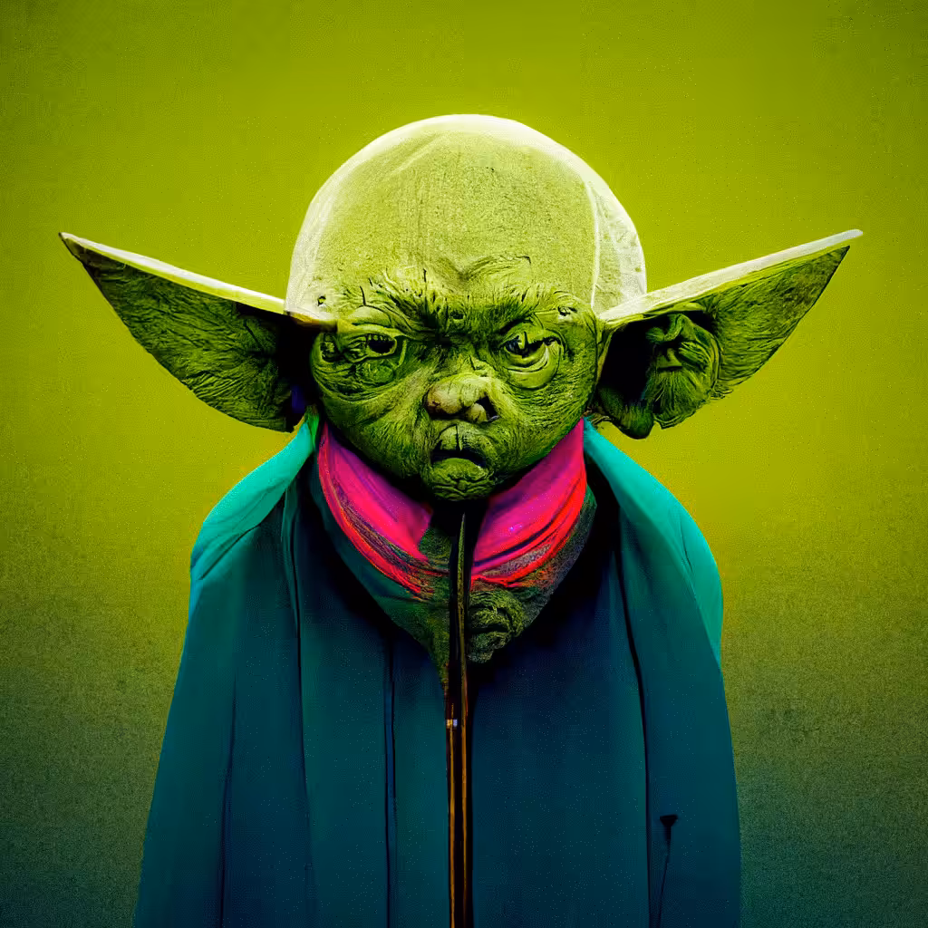 Midjourney AI - Yoda 005