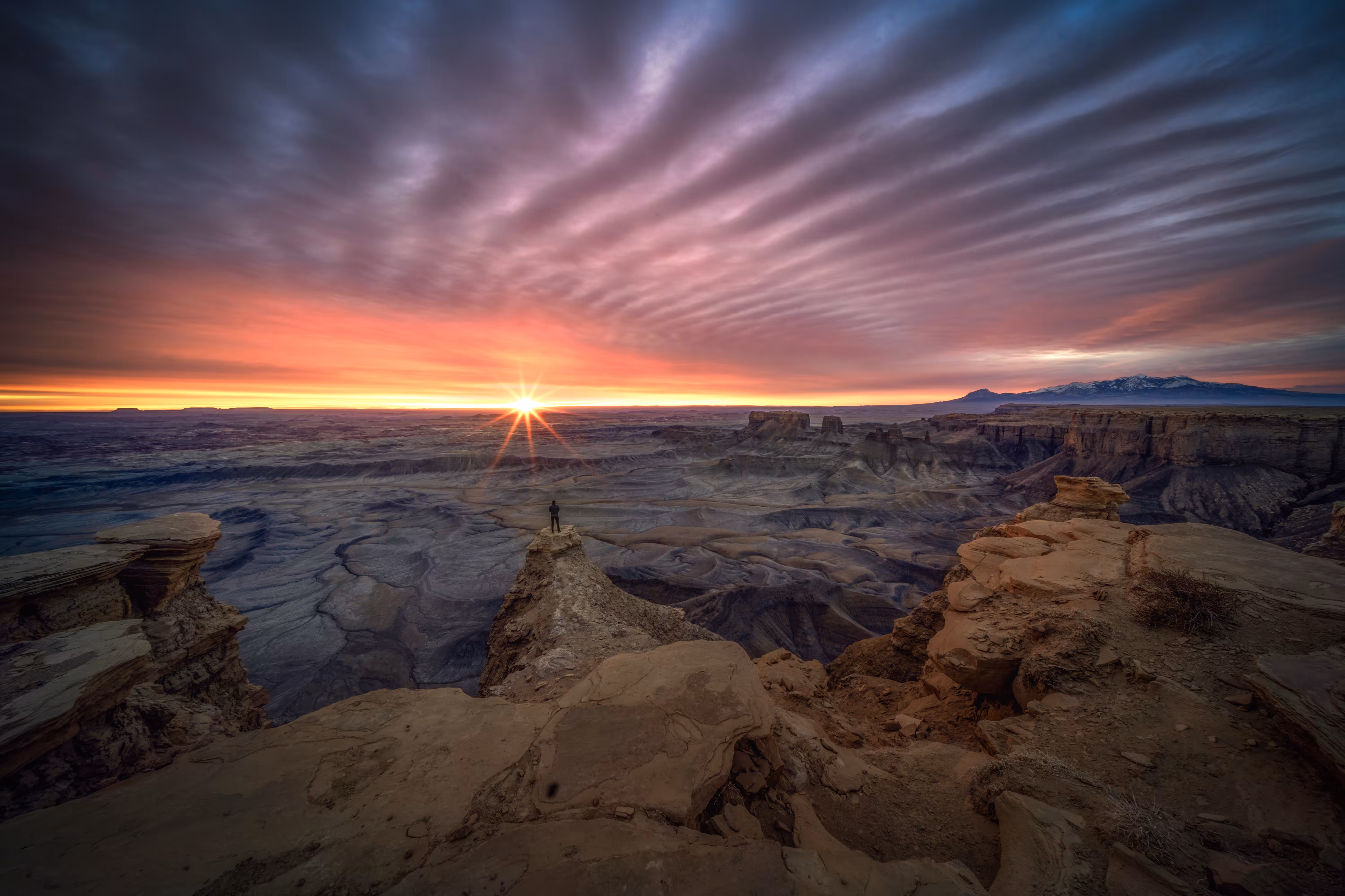 Moonscape on Fire