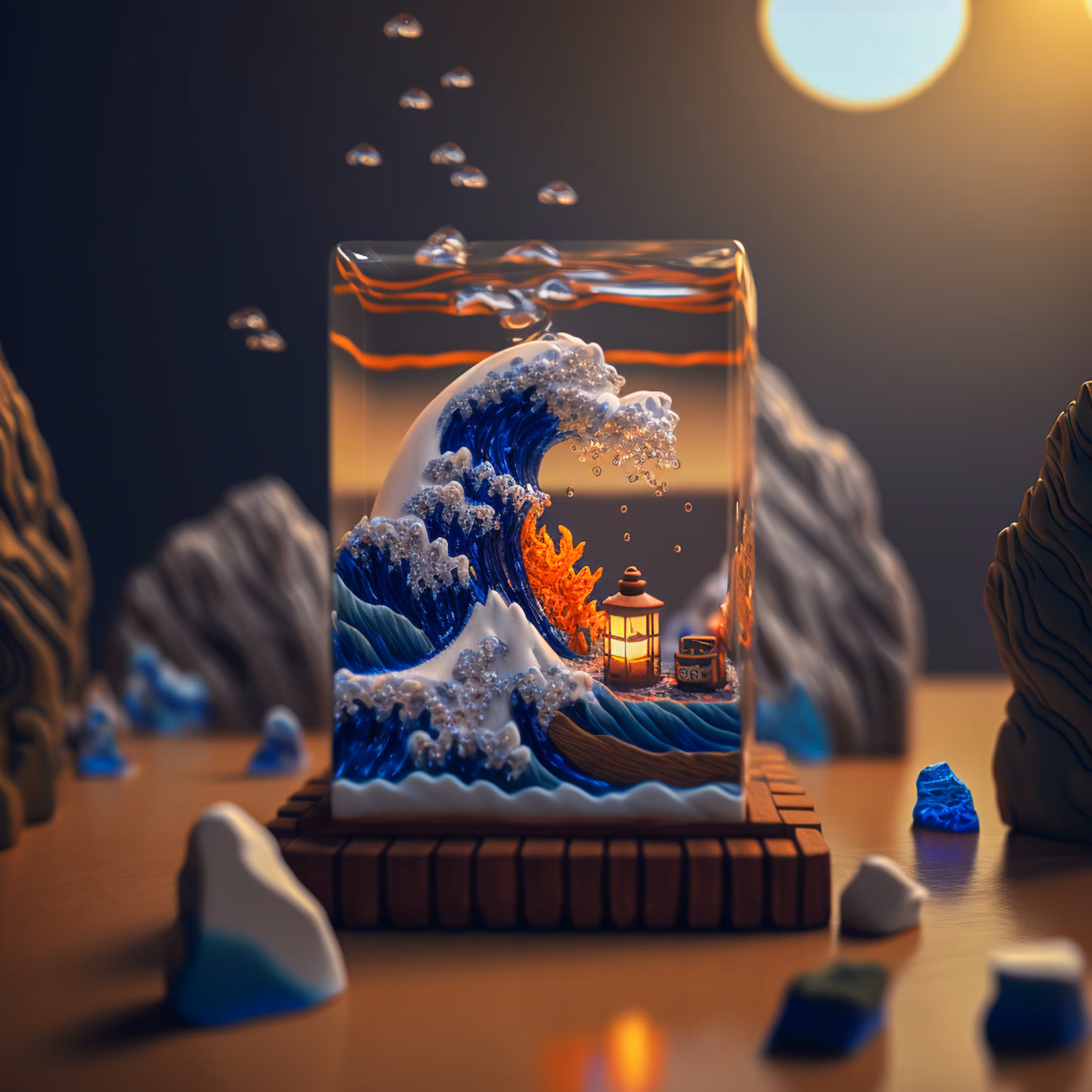 Dioramas - The Great Wave : 17