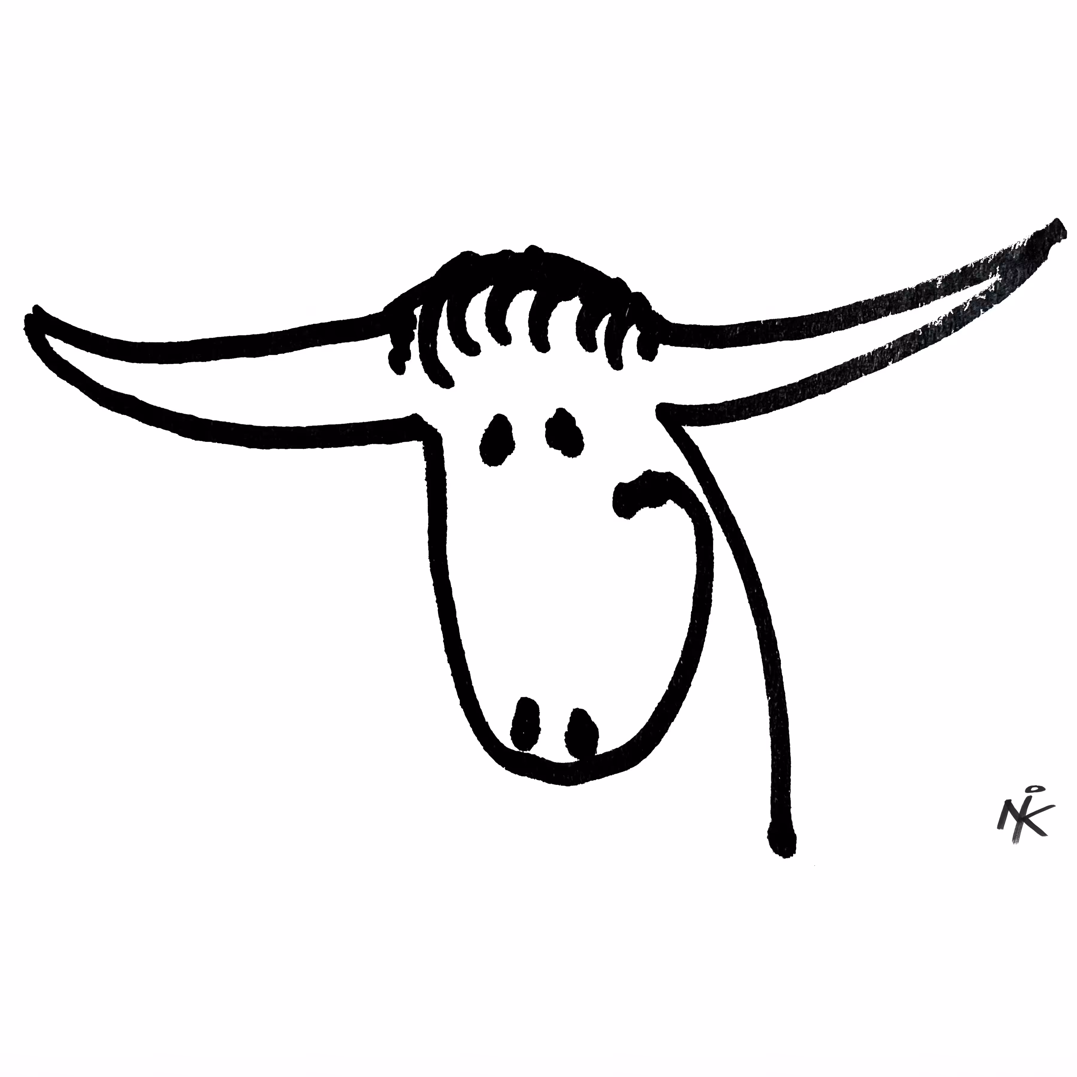 bull appears