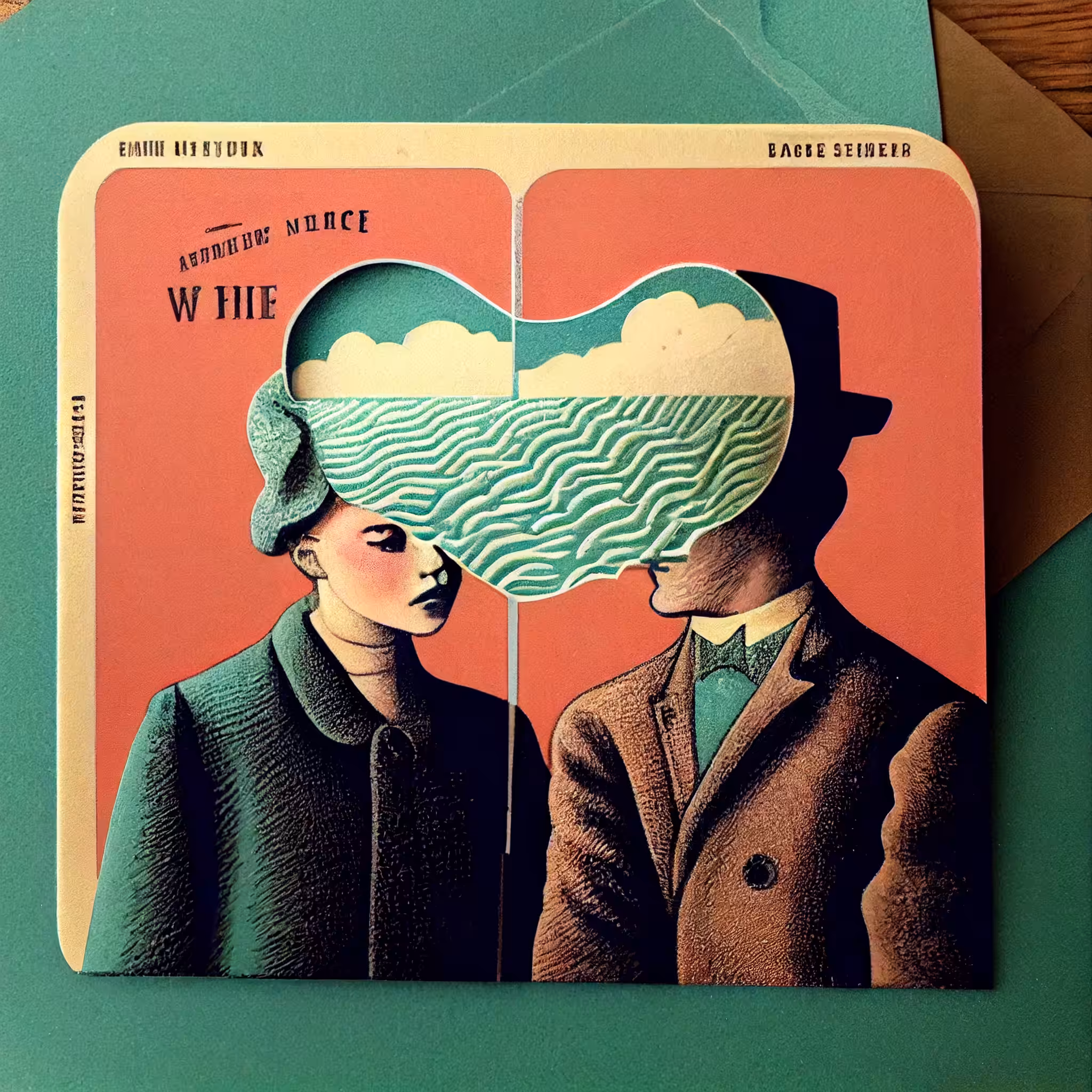 Vintage Valentines Card