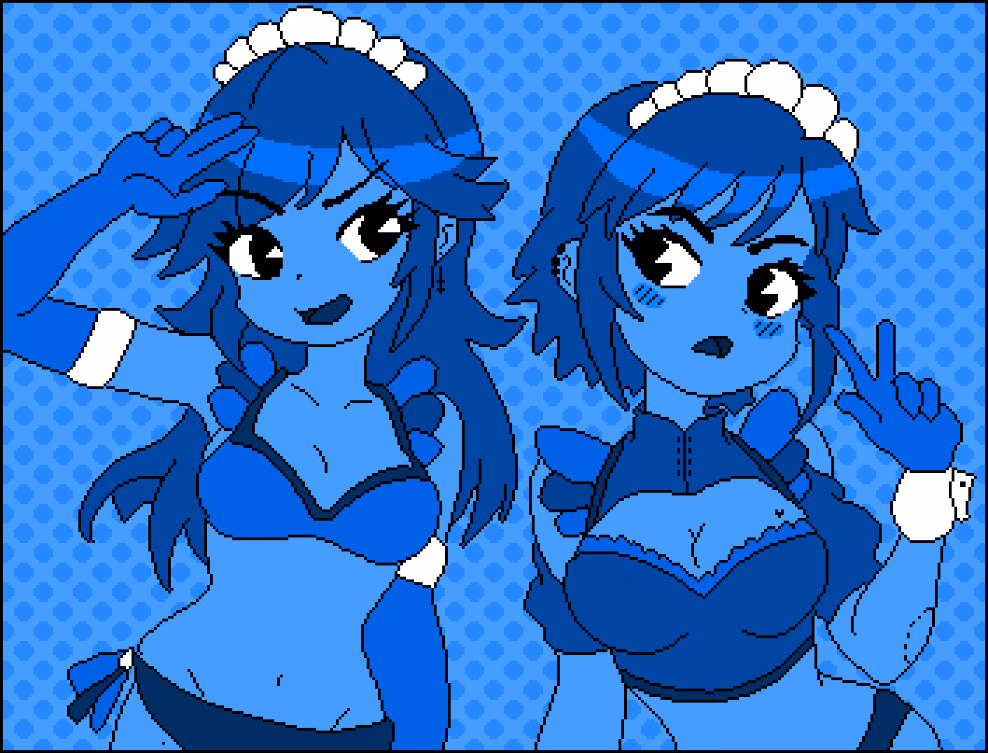 FRESH PIZZA? AYUMI AND KIYOMI