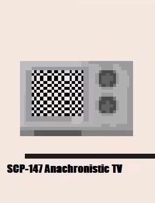 SCP-147 Anachronistic TV