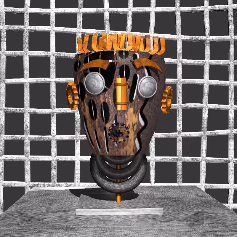African’s Mask #9