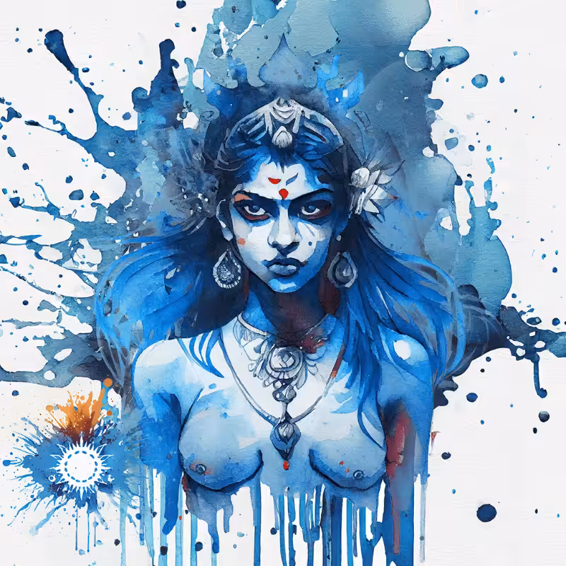 Shakti in Blue  #4