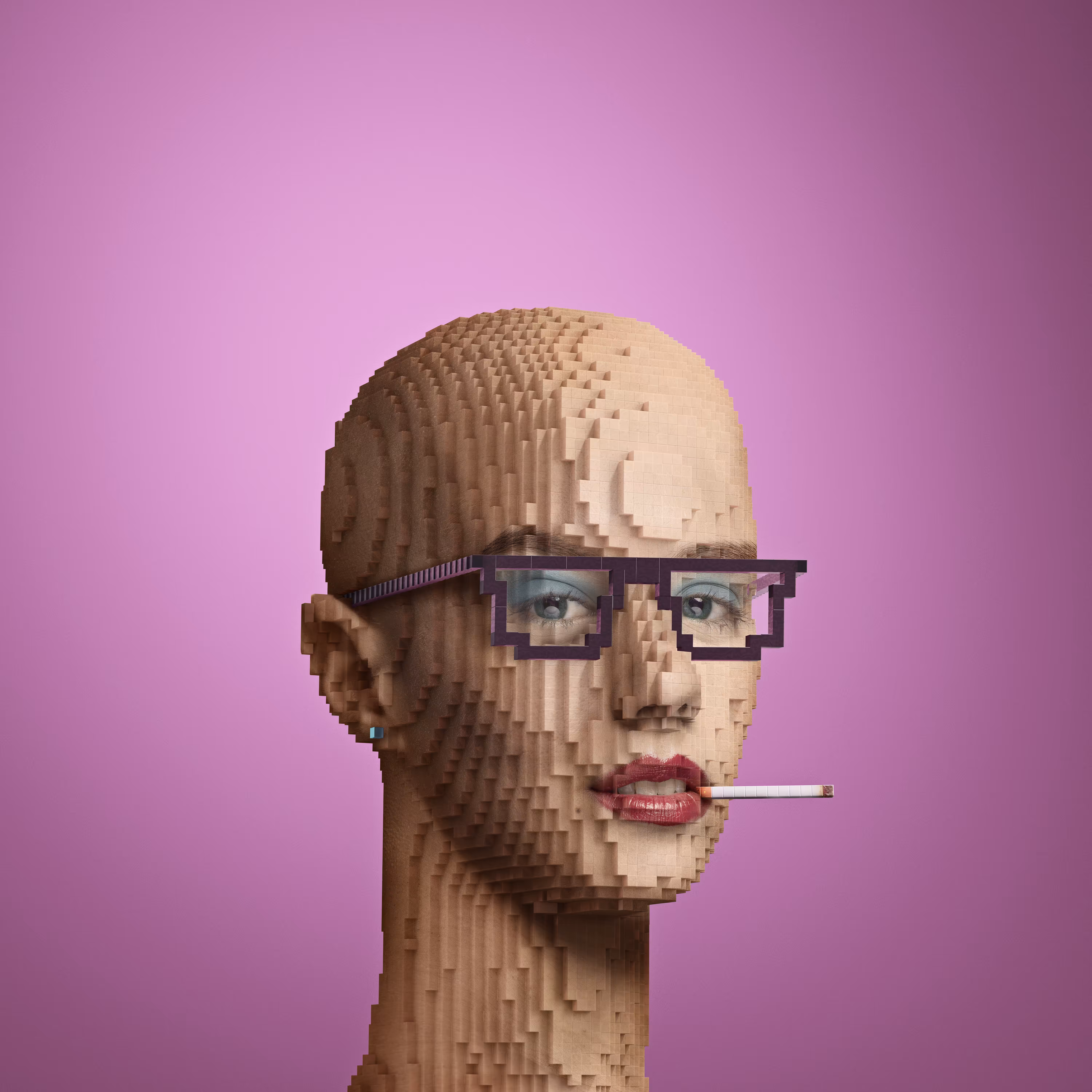 Block Head Punk 017