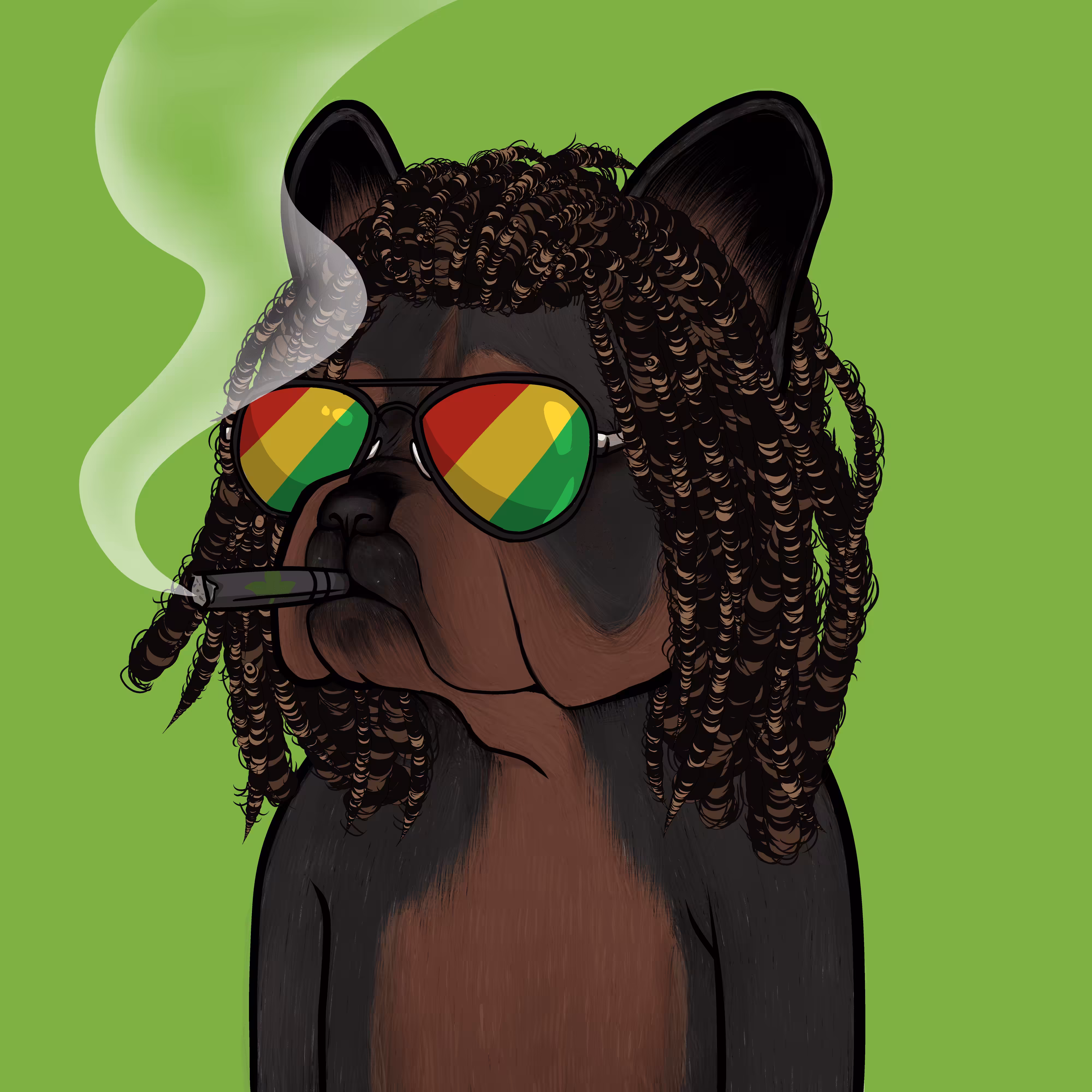 10 Dreadlock Rasta