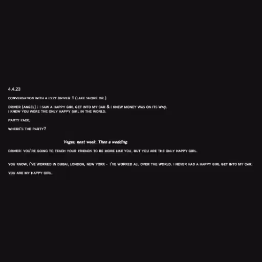 4.4.23

ᴄᴏɴᴠᴇʀꜱᴀᴛɪᴏɴ...