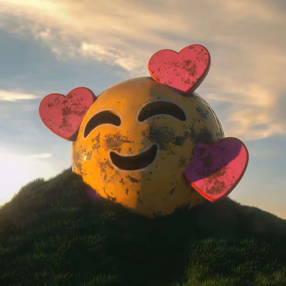 Heart Face Emoji