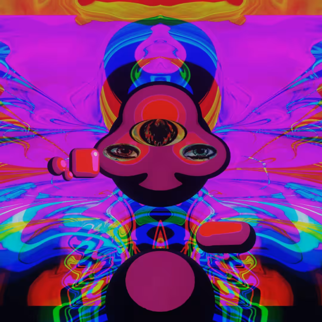 While she stares