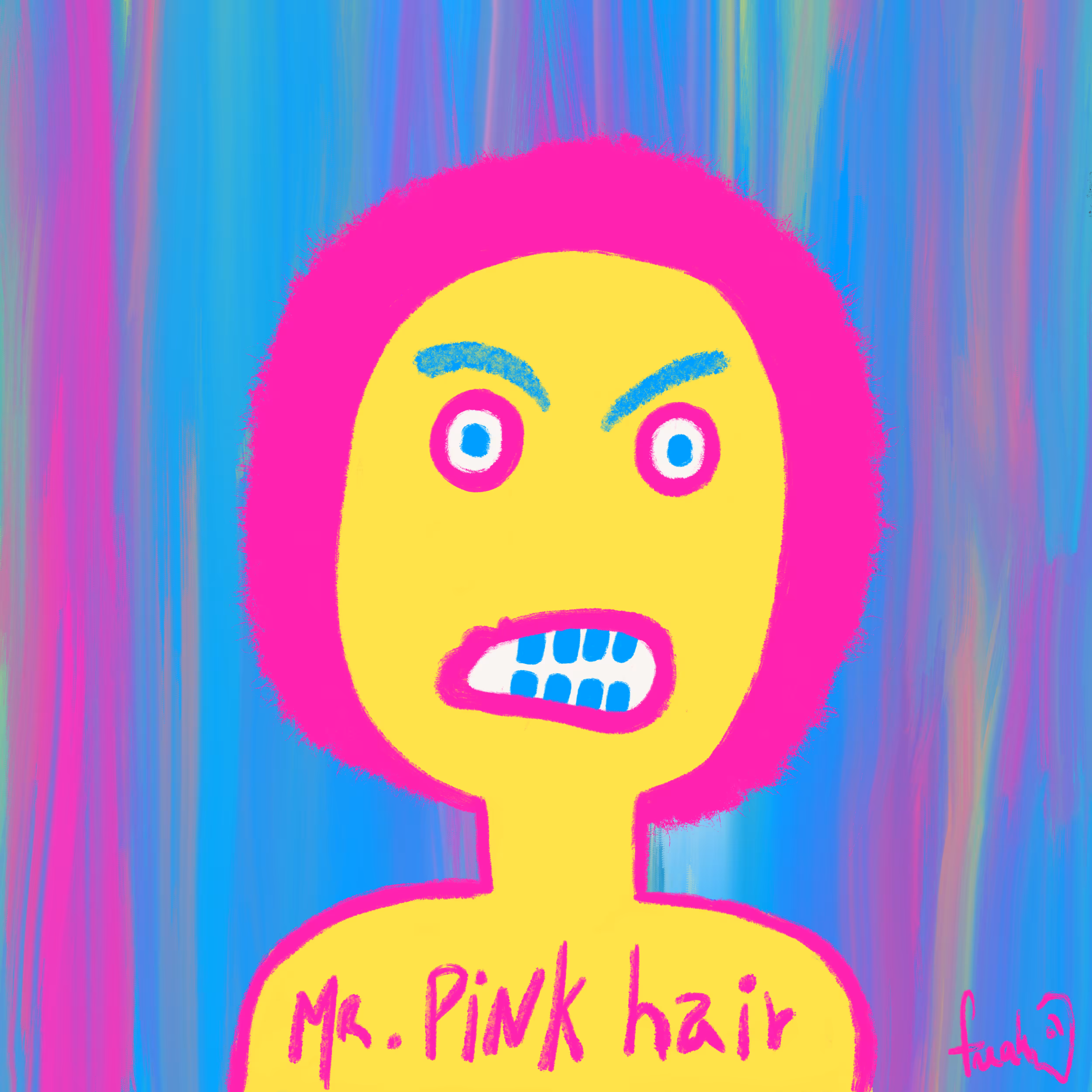 12# Mr. PINK HAIR