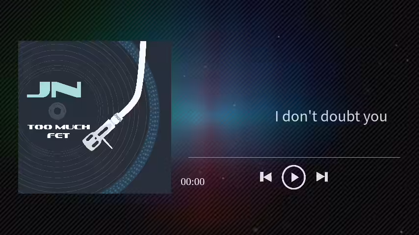 I don't doubt you | Track 8