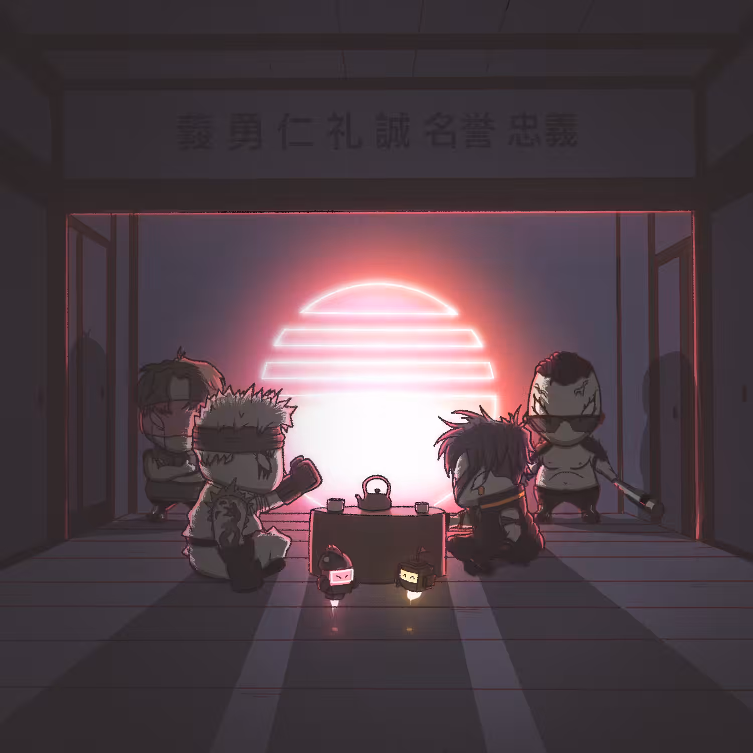 Night meeting in T-CITY