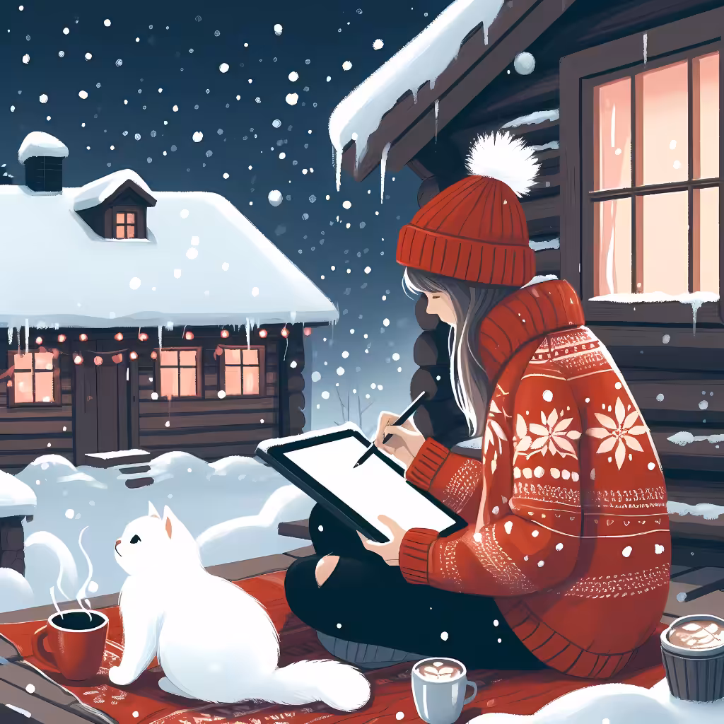 Living in Fantasy: Frosty winter night