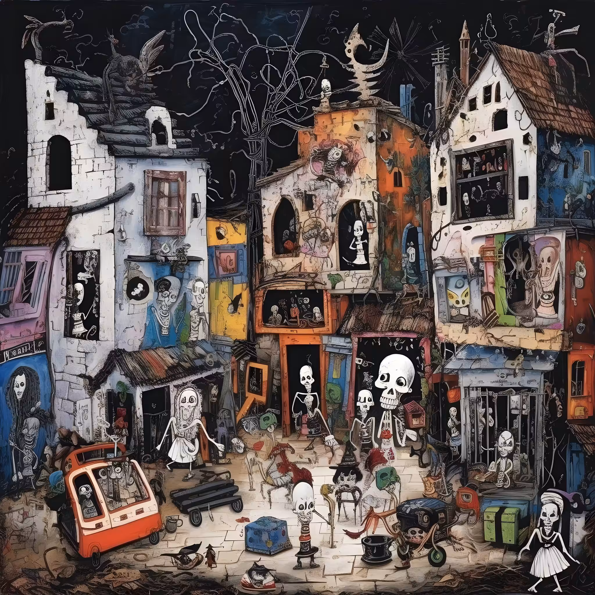 The opulence of poltergeist village