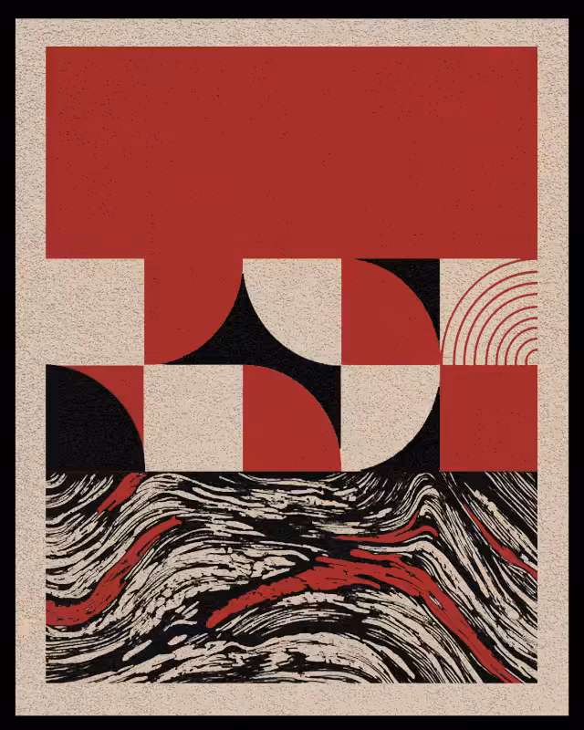 Bauhaus art #red #58