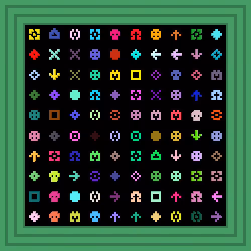 hicetnunc2000 :: Procedural Symbols #442/1000