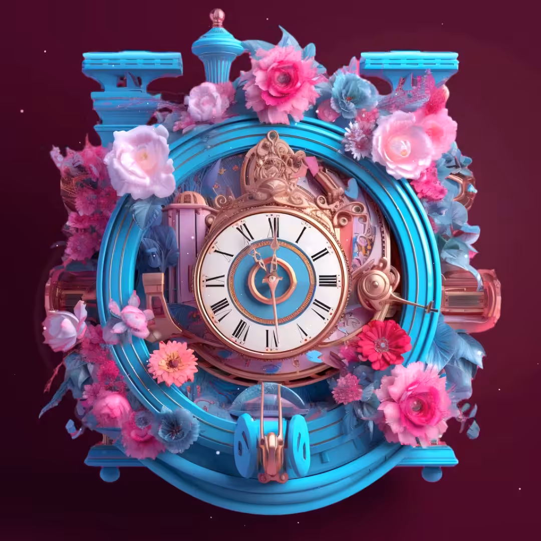 Vaporwave Clock #02