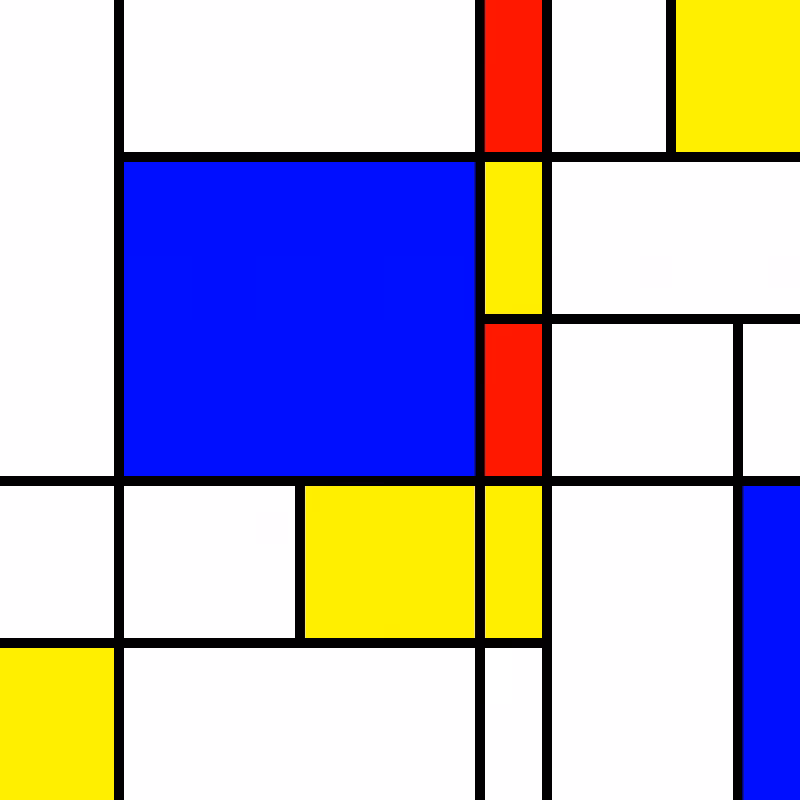 compositioninredblueandyellow.art, (NFT) #115