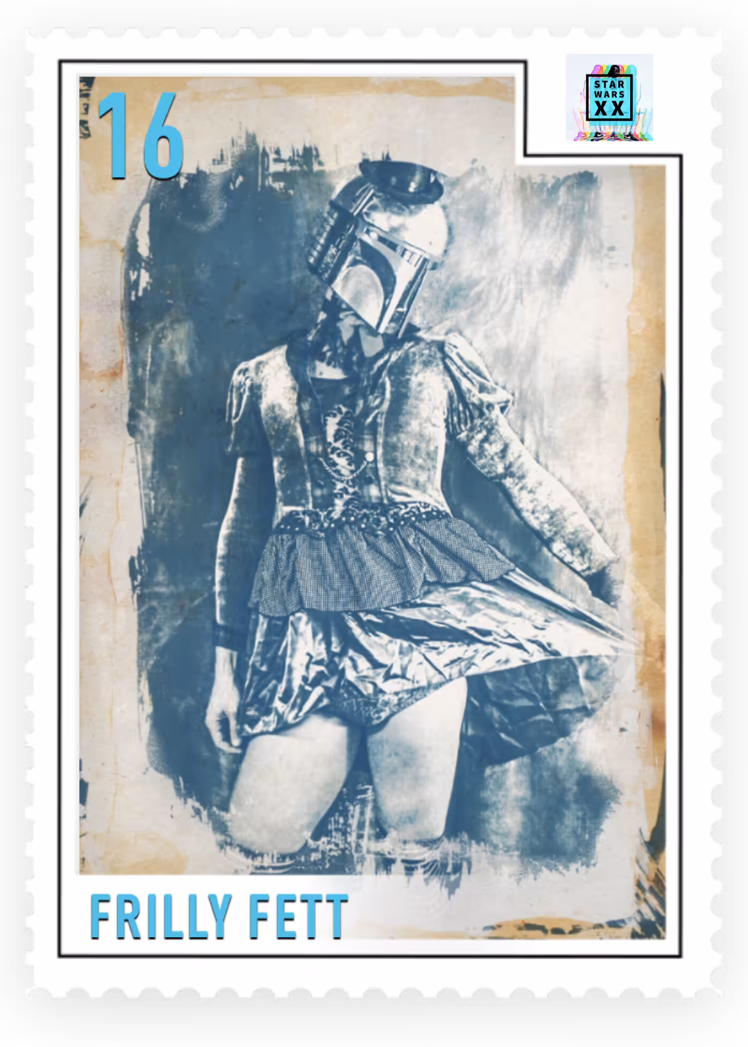 starwars_xx trading card #16: Frilly Fett