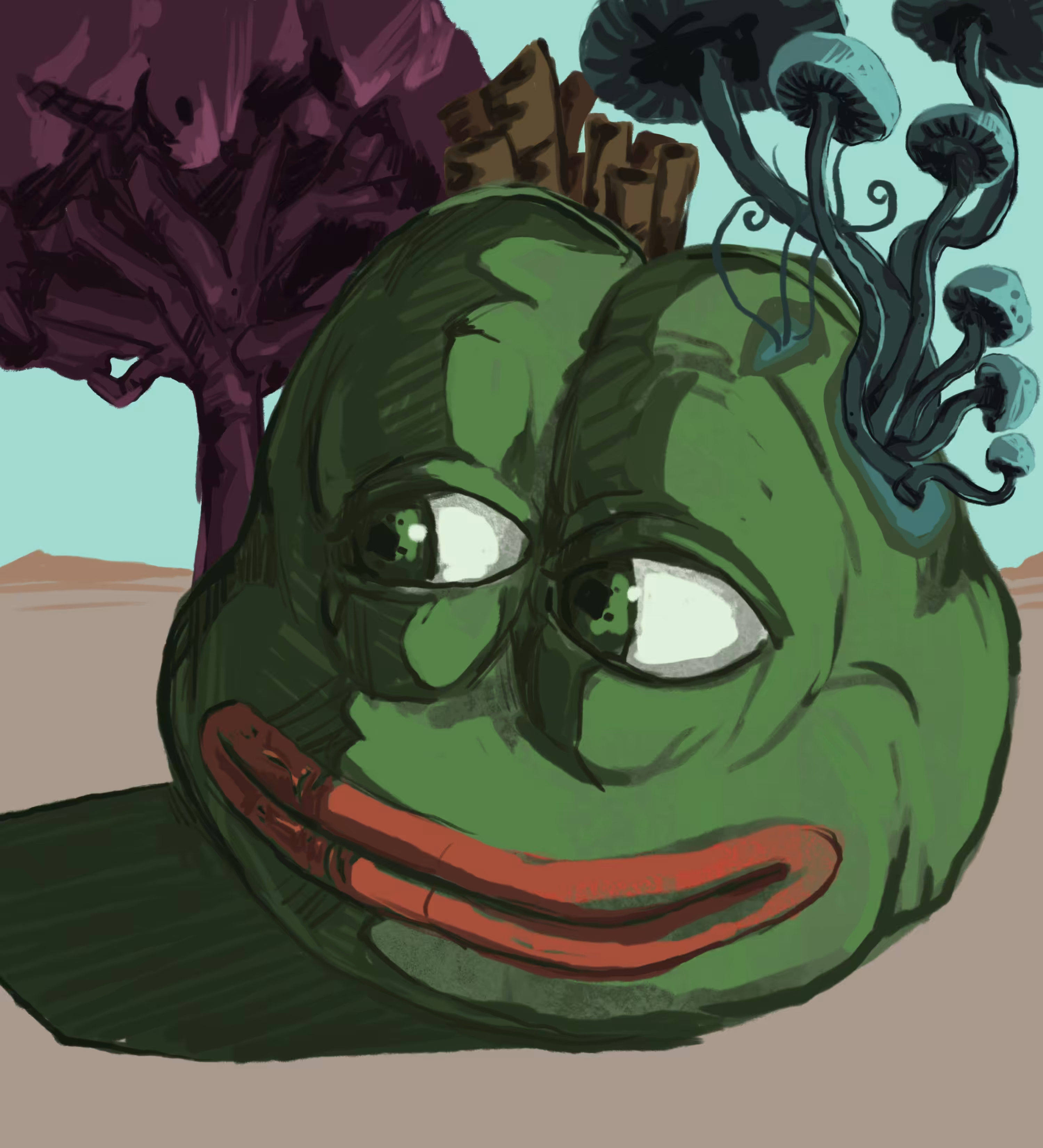 Pepe statue 02