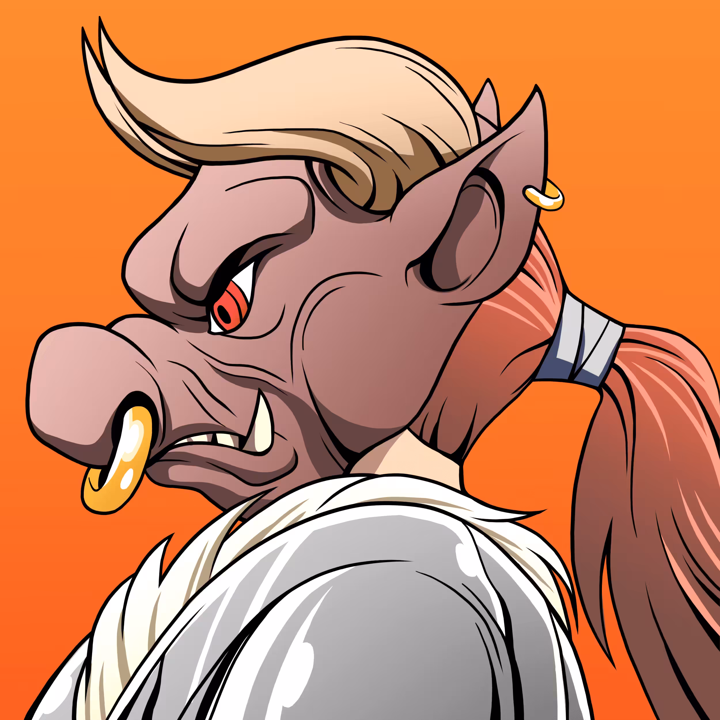 MaskedGirlNFT: Bull Demon King Mask #1