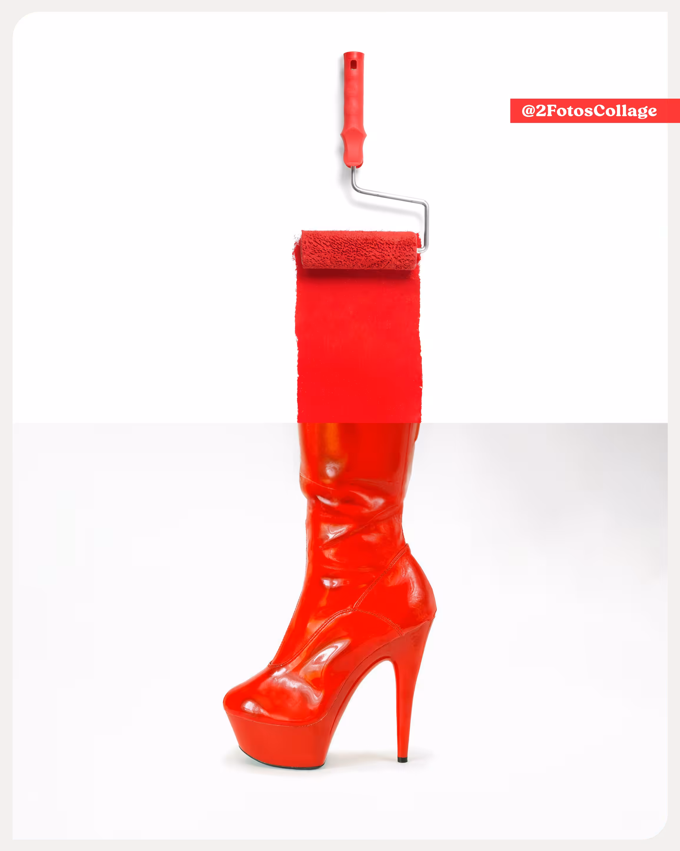 2FotosCollage Red Boots 02