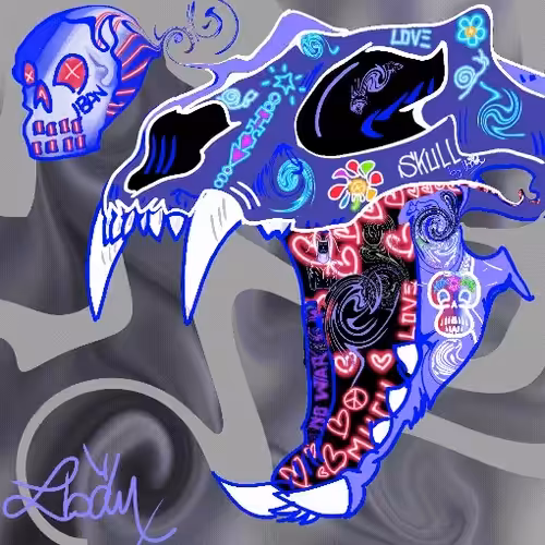 The Love Skull by Iban