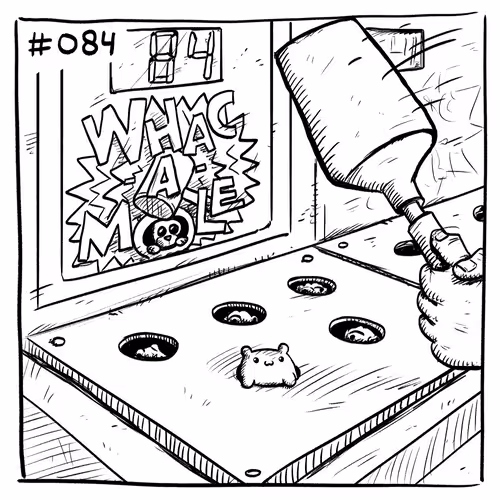 Suicidal Hamster #084 - Whac-A-Mole