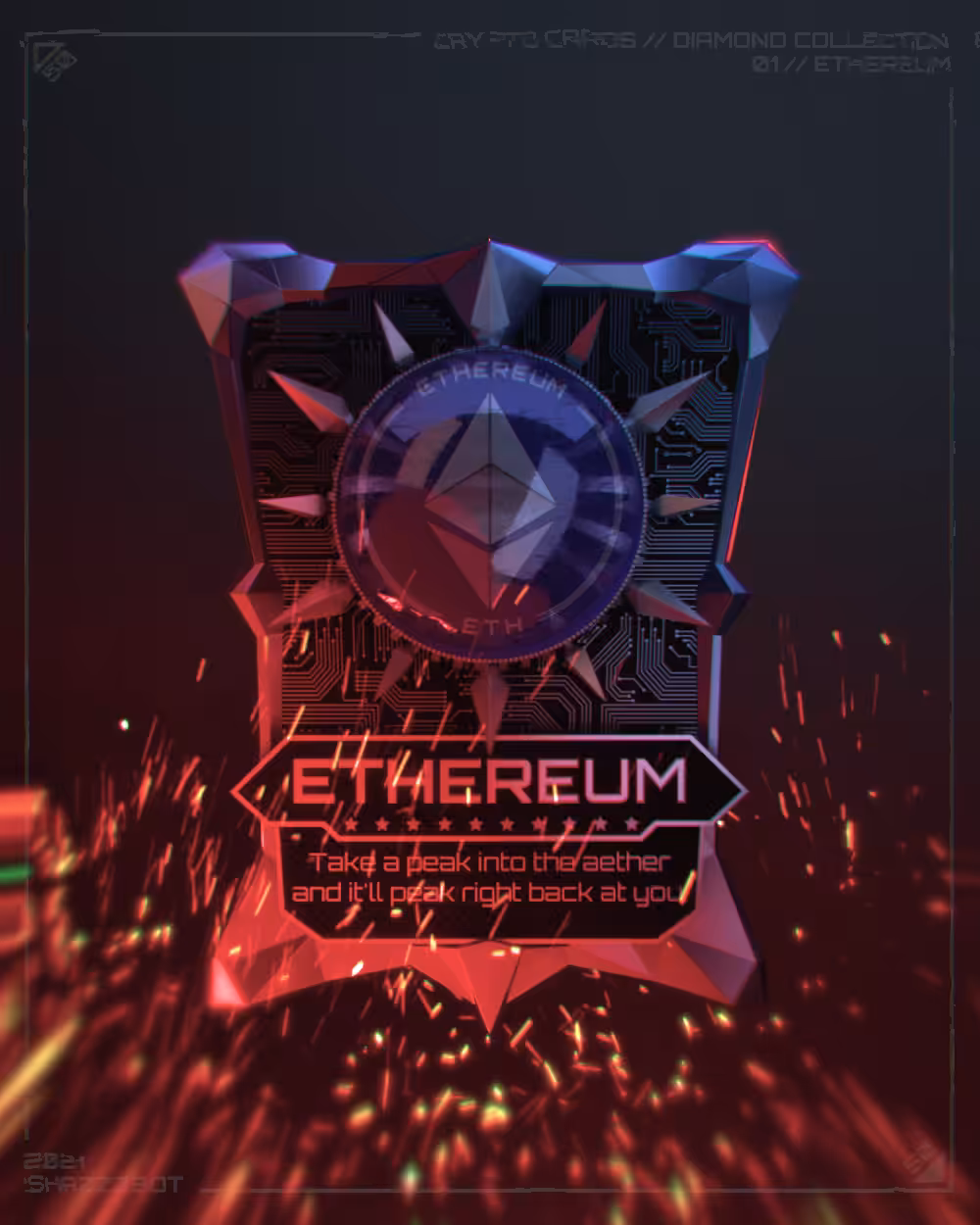 CRYPTO CARDS - DIAMOND COLLECTION - ETHEREUM