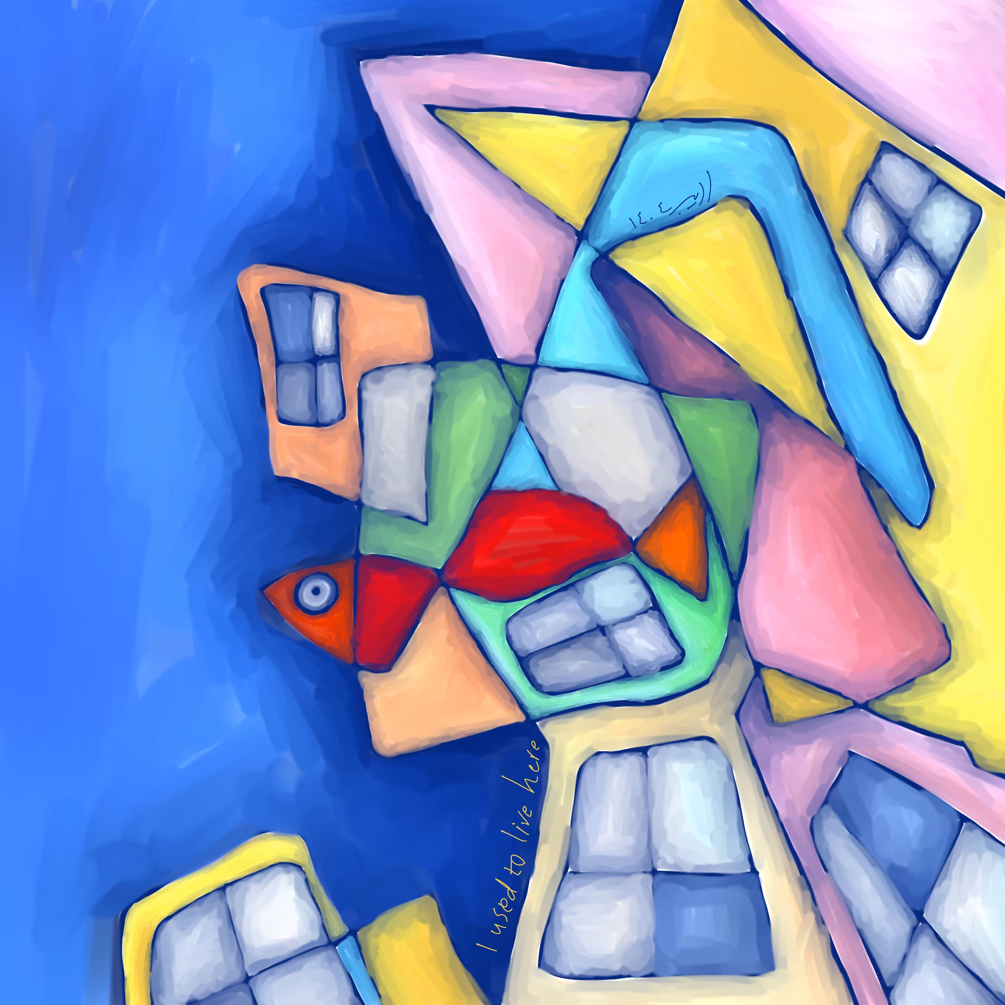 Gold Fish Under the Rubble