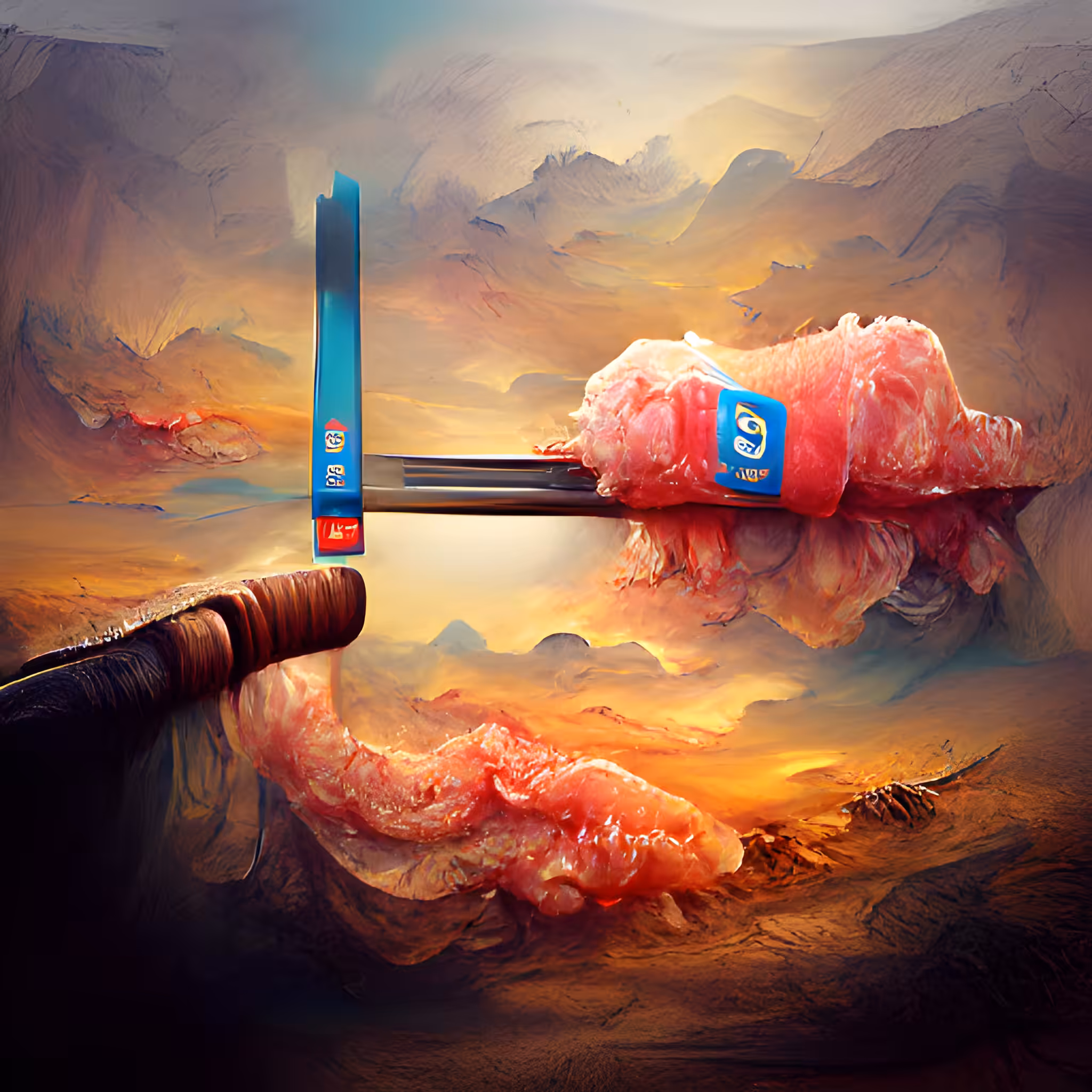 Cotton Candy Katana #01 