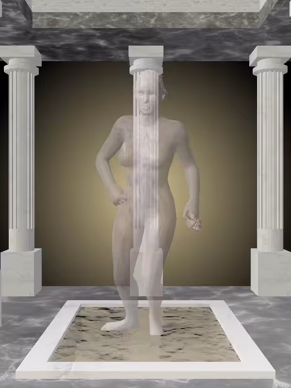 HeavenComputer: The Fading Injured Raw Skin Woman #521